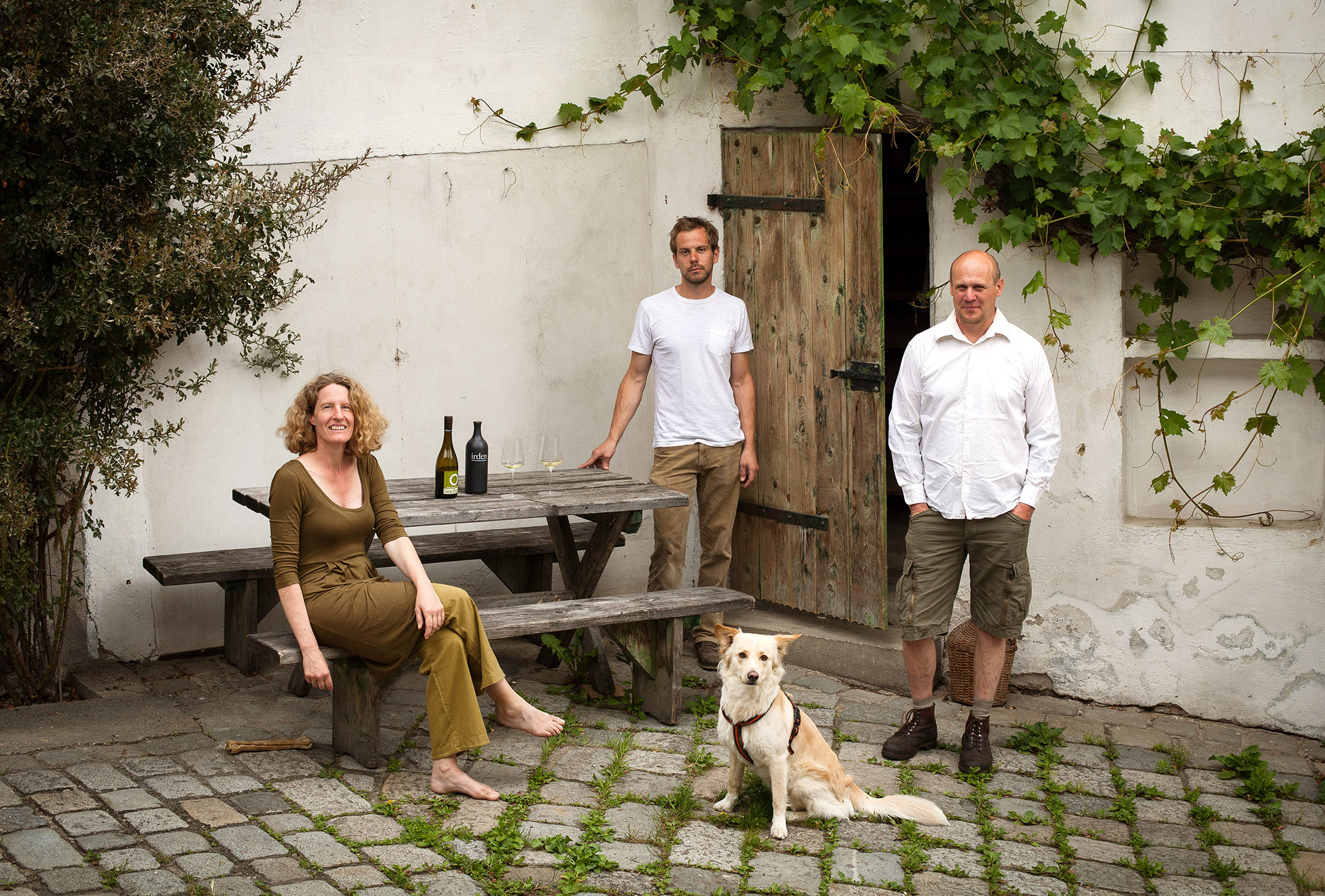 Familie Söllner keltert Biowein an der Donau im Wagram