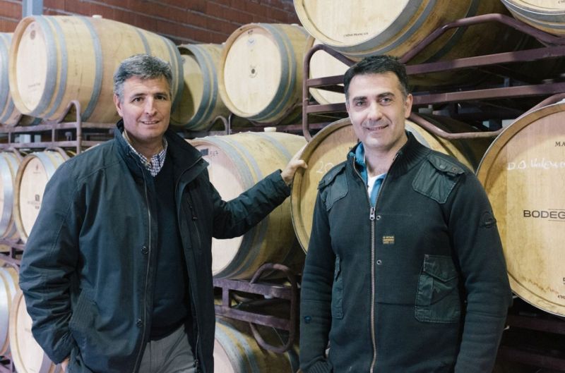 Adolfo de las Heras Polo und Winemaker Gonzalo Medina
