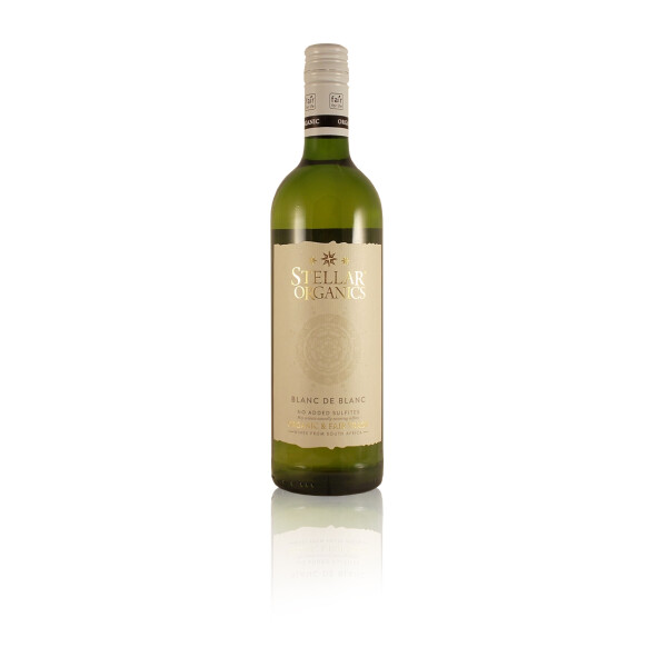 Stellar Organic White Blanc de Blanc Weißwein ungeschwefelt Südafrika